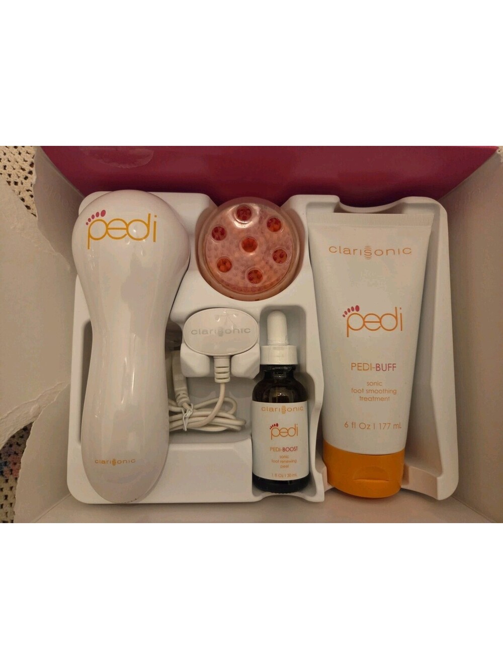 Clarisonic Pedi Sonic Foot Transformation Kit - All NEW Sealed Products Open Box